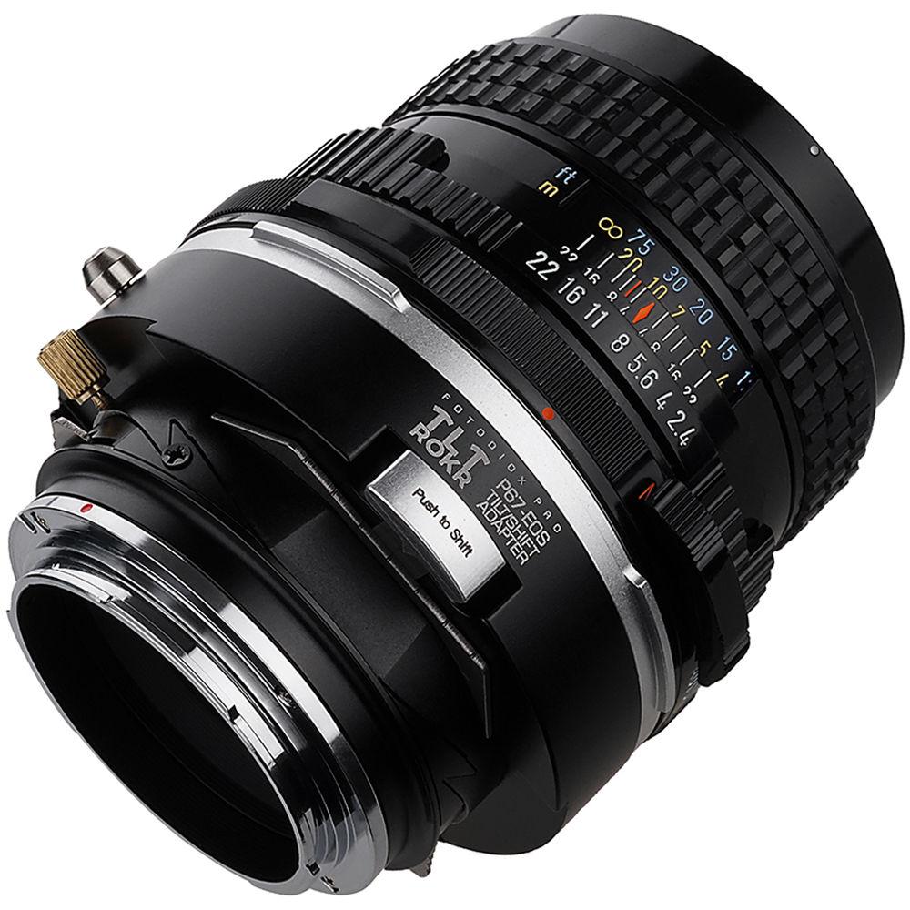FotodioX Pro TLT ROKR Tilt Shift Adapter for Pentax 67 Lens to Canon EOS Camera