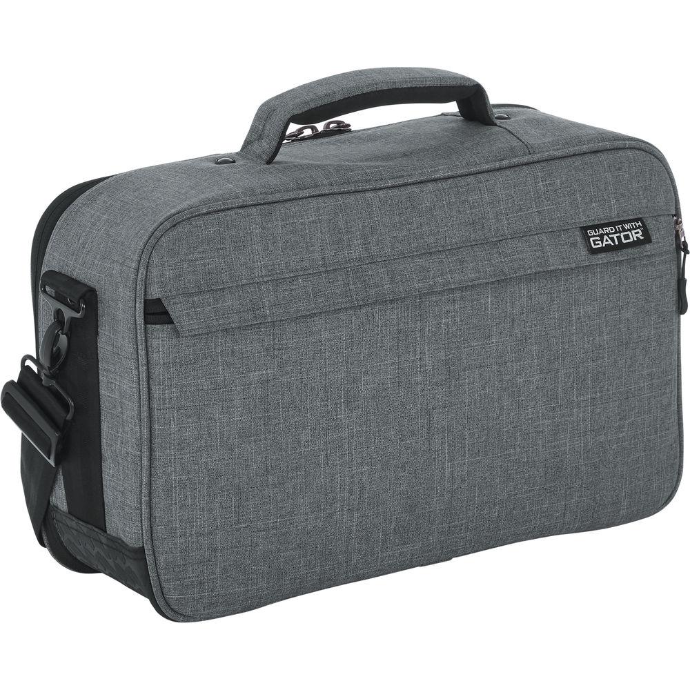 Gator Cases Bag Hold Carries Mini Keyboards, Mixers, Drum Machines,16"X10" Internal Dims