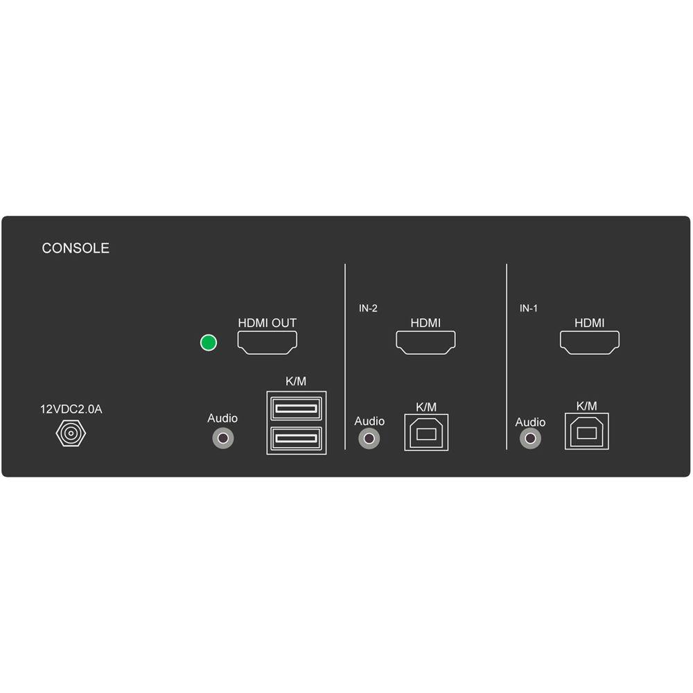 IPGard 2-Port SH Secure HDMI KVM Switch with Audio