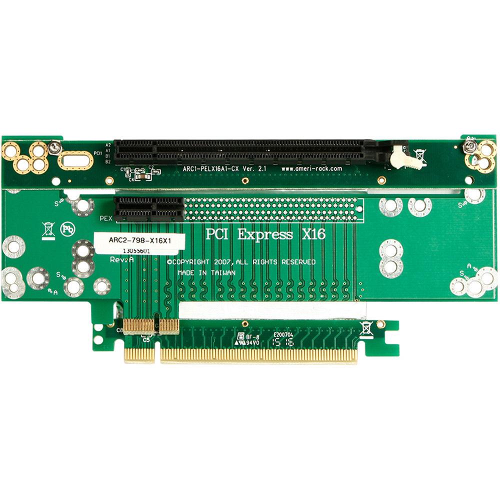 iStarUSA 16 x PCIe and 1 x PCIe Riser Card