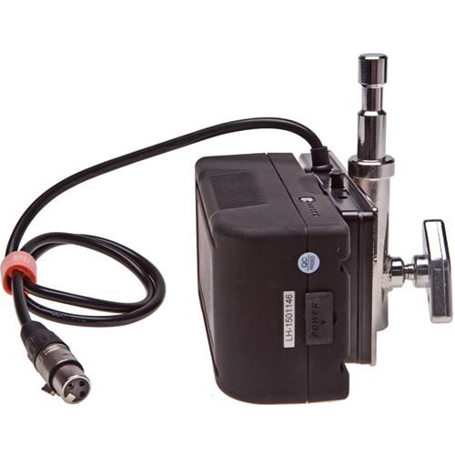 Kino Flo V-Lock Battery Mount with 5 8" Baby Pin and 3-Pin XLR for 26V Dynacore DHB-200 & LITH LH-230 Battery