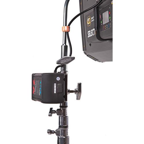 Kino Flo V-Lock Battery Mount with 5 8" Baby Pin and 3-Pin XLR for 26V Dynacore DHB-200 & LITH LH-230 Battery