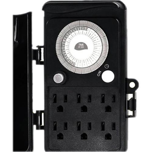 KJB Security Products Zone Shield 2160P Outdoor Power Strip Camera DVR