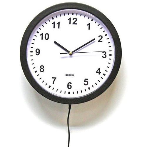 KJB Security Products Zone Shield 2160P Wall Clock Camera DVR