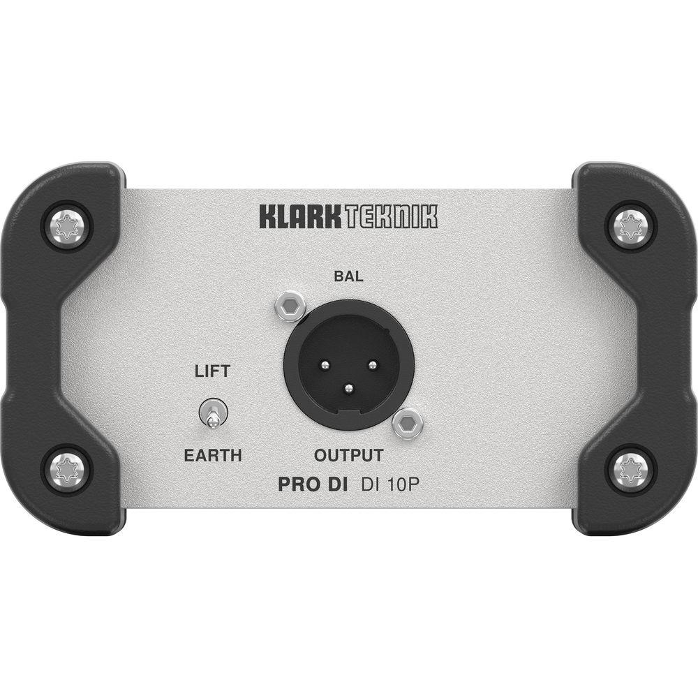Klark Teknik DI 10P Stereo Passive Direct Box with Summed Mono Output