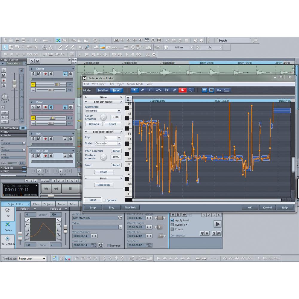 MAGIX Entertainment Sequoia 13 - Audio Production, Broadcast, and Mastering Software