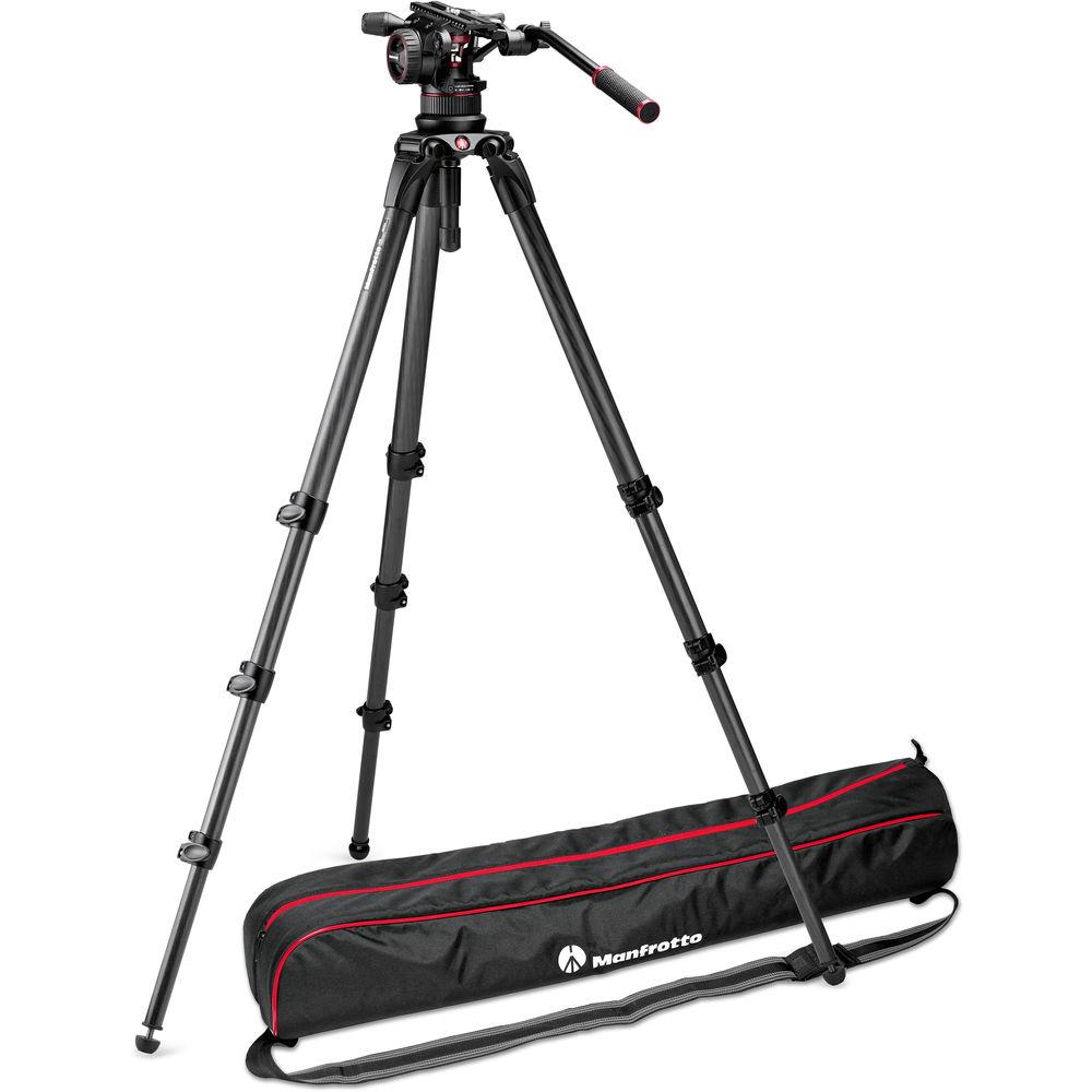 Manfrotto Nitrotech N12 & 536 Carbon Fiber Single Legs Tripod System