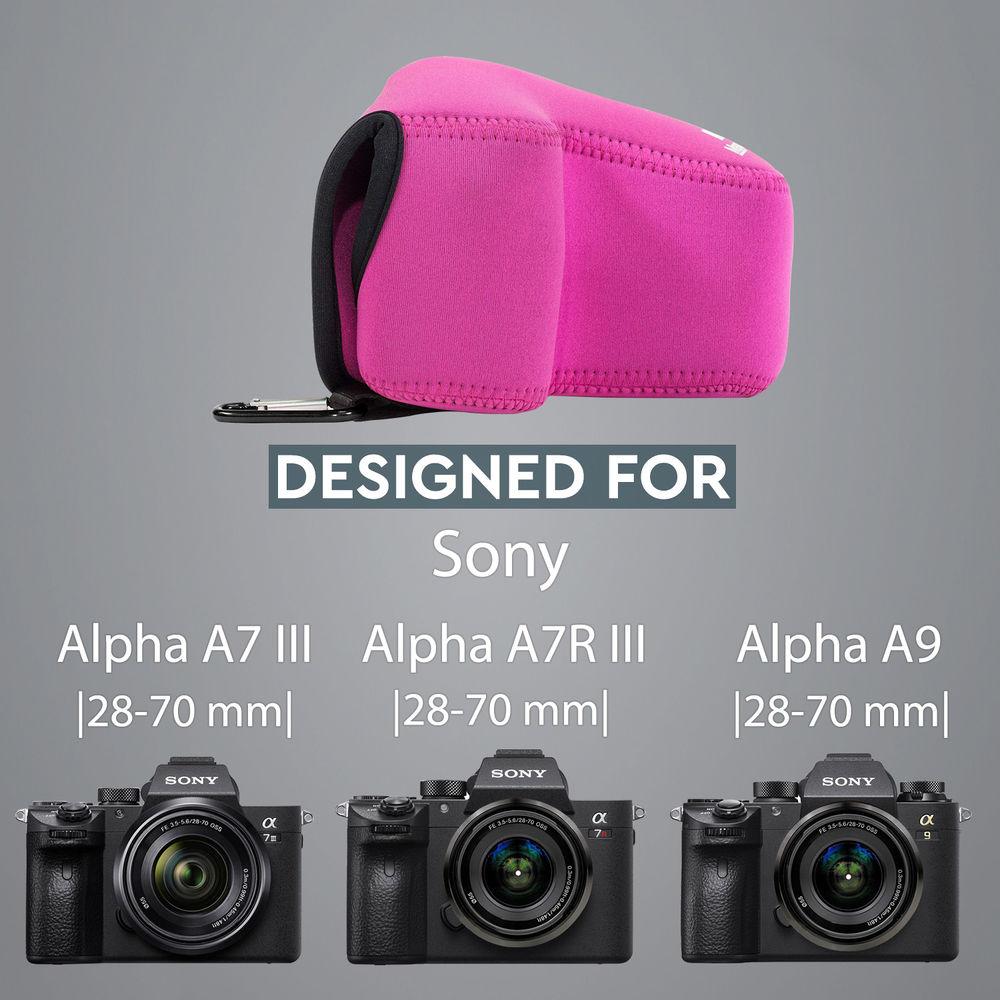 MegaGear Ultra Light Neoprene Case for Sony Alpha a7 III with 28-70mm Lens