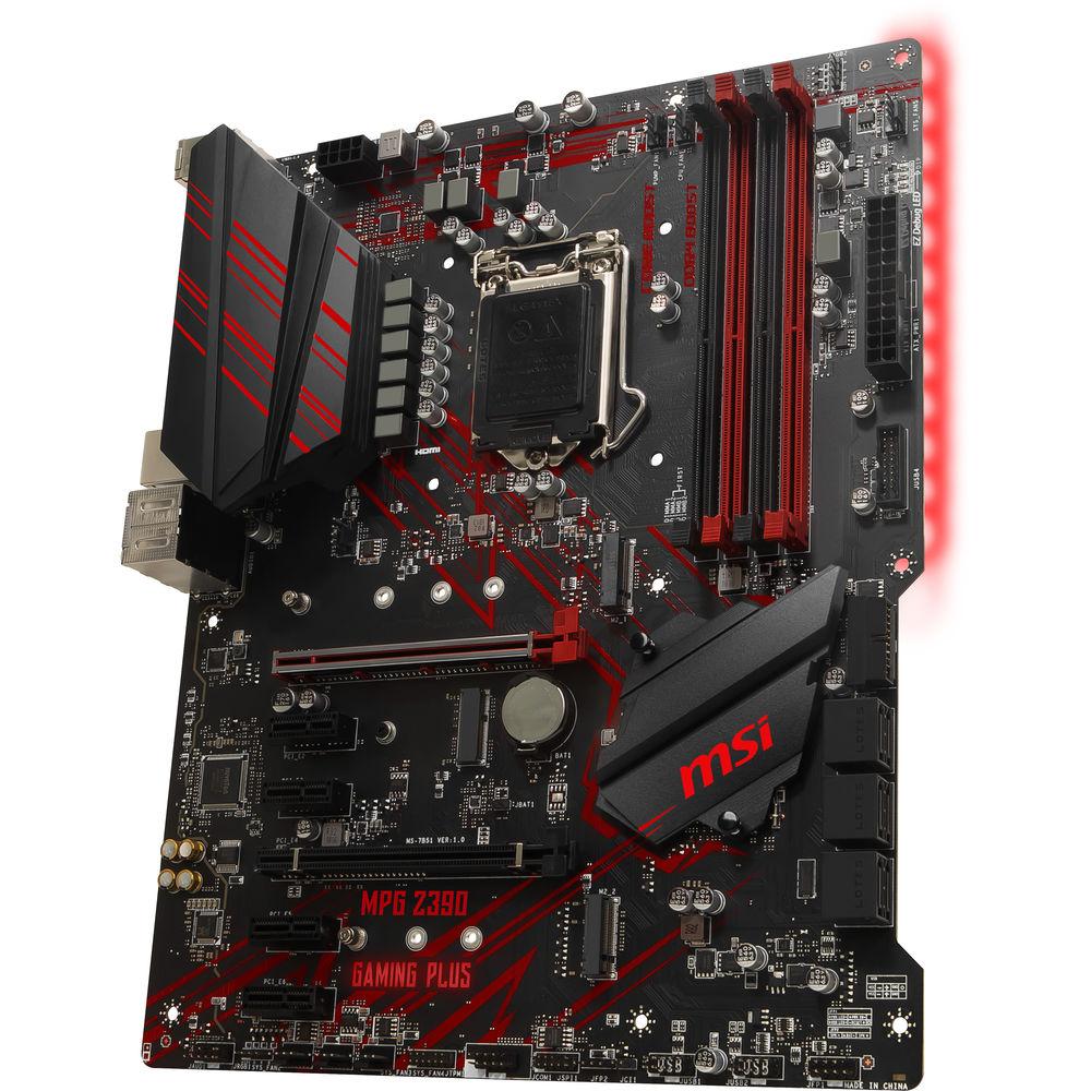 MSI MPG Z390 GAMING PLUS LGA 1151 ATX Motherboard