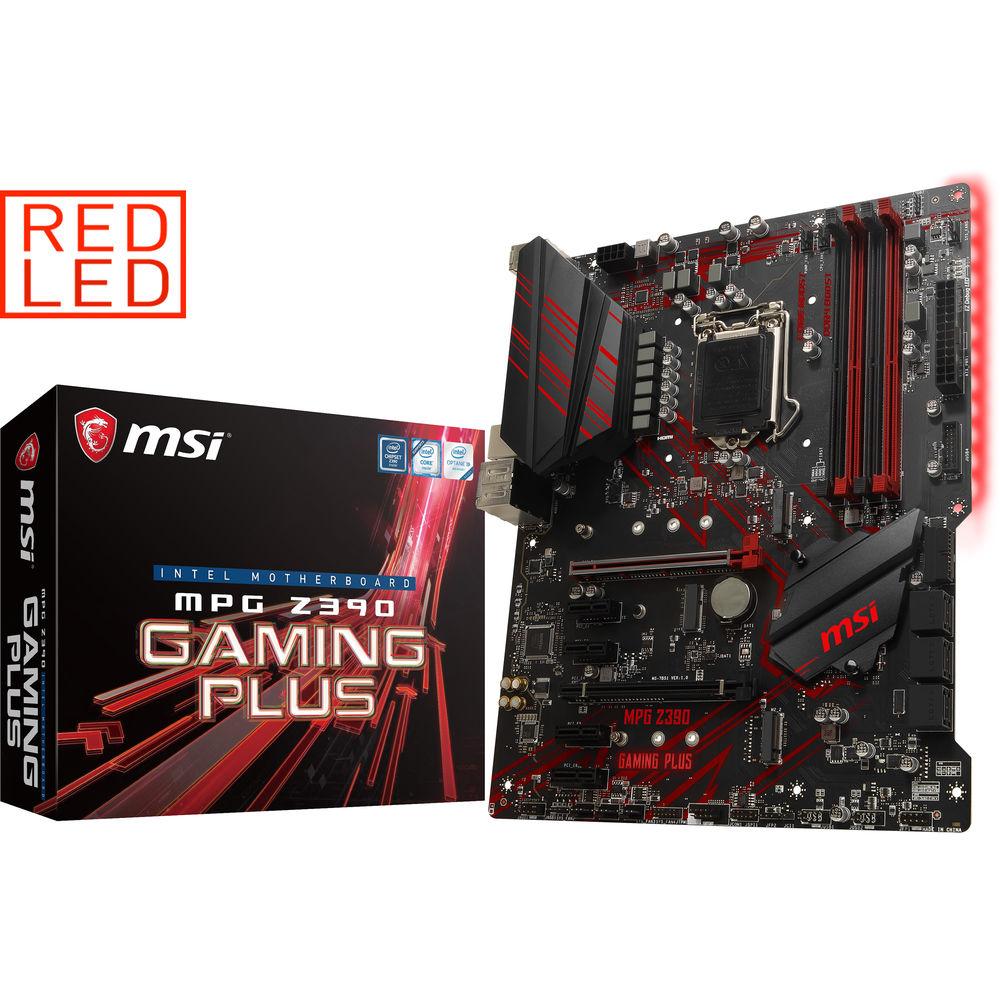 MSI MPG Z390 GAMING PLUS LGA 1151 ATX Motherboard