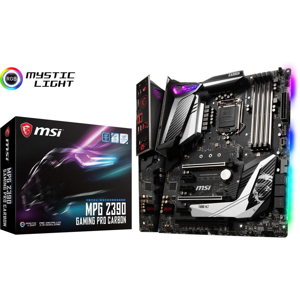 MSI MPG Z390 GAMING PRO CARBON LGA 1151 ATX Motherboard