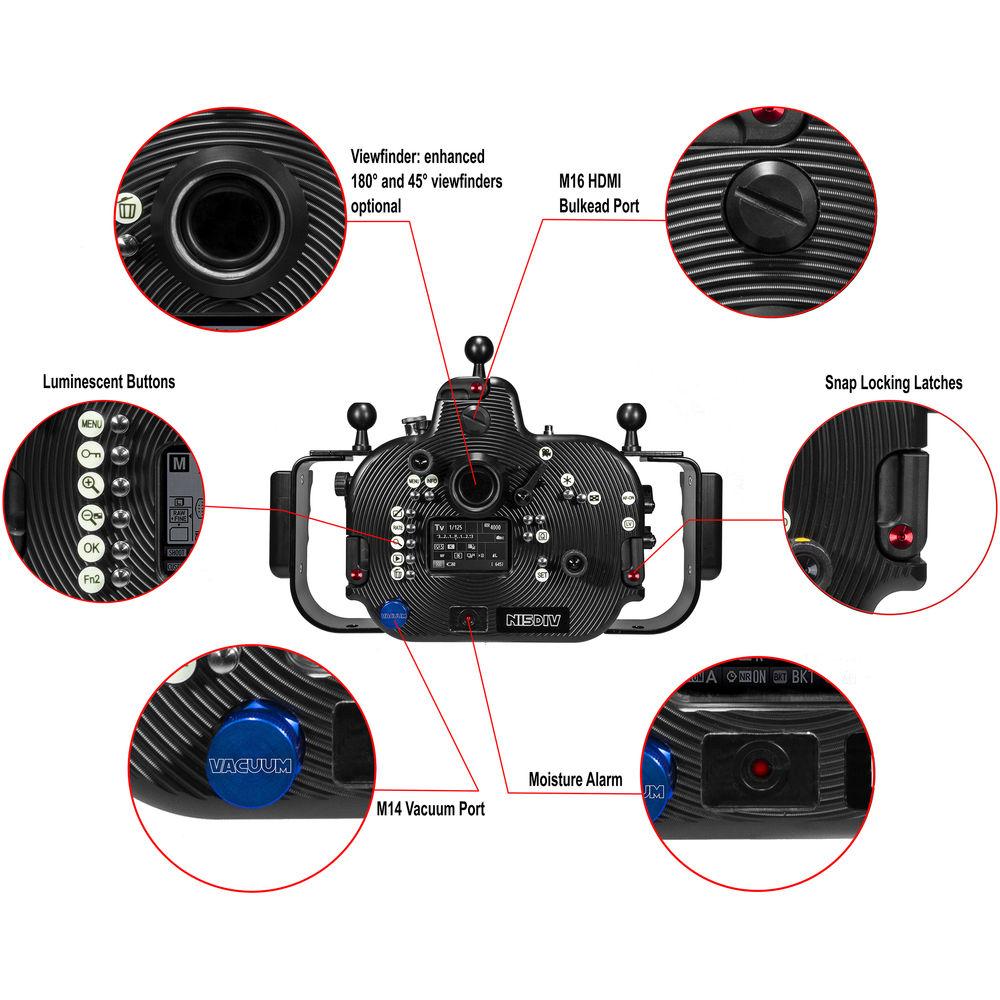 Nimar PRO Underwater Camera Housing for Canon EOS 5D Mark IV