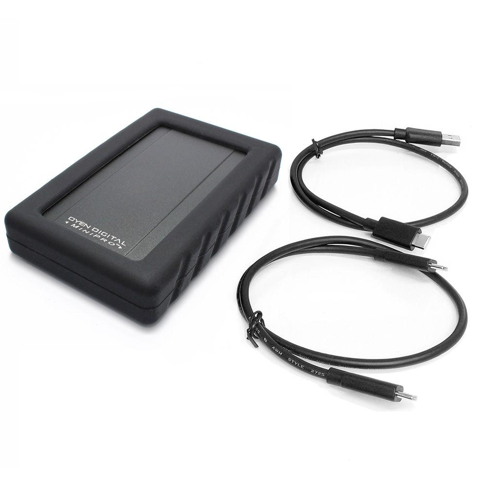Oyen Digital 500GB MiniPro Dura Rugged USB 3.1 Gen 2 Type-C External SSD