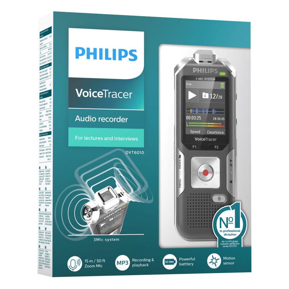 Philips DVT6010 VoiceTracer Digital Voice Recorder, Philips, DVT6010, VoiceTracer, Digital, Voice, Recorder