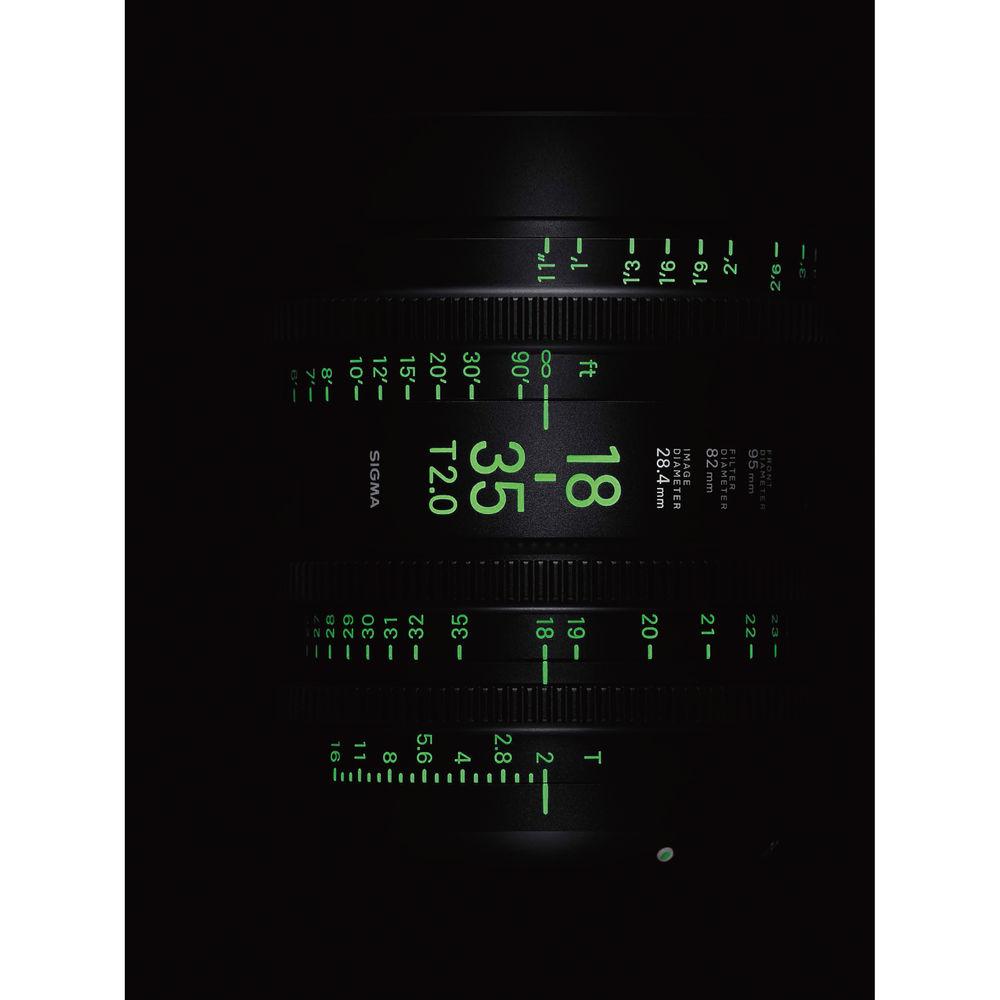 Sigma 14 135mm Fully Luminous FF High Speed Prime Lens Kit with Case