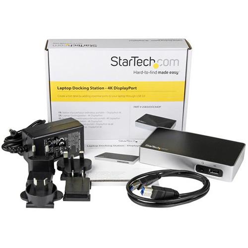 StarTech 4K DisplayPort Docking Station for Laptops
