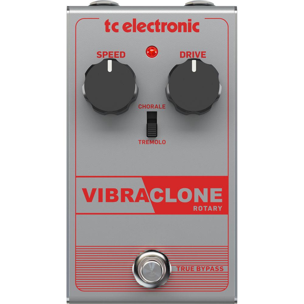 TC Electronic VIBRACLONE Rotating Speaker Emulator Pedal for Electric Guitars