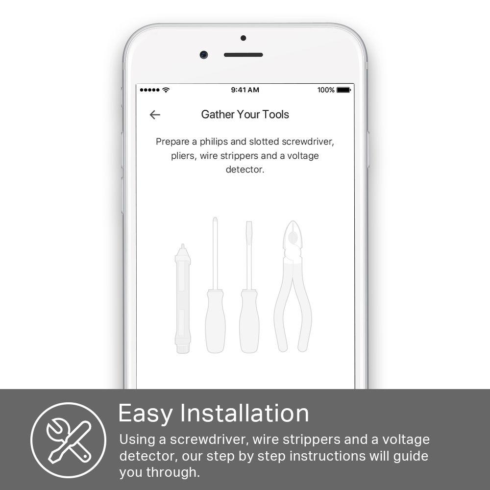 TP-Link KP200 Kasa Smart Wi-Fi In-Wall Power Outlet