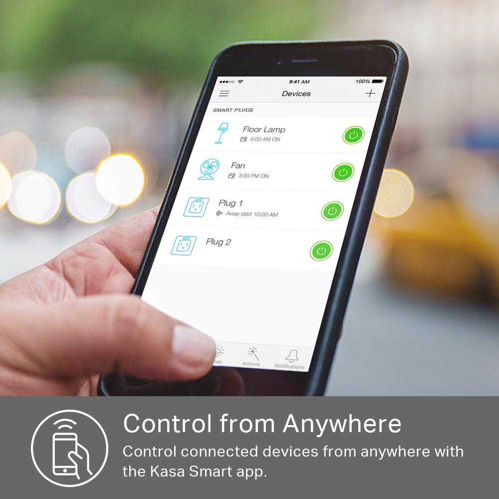 TP-Link KP200 Kasa Smart Wi-Fi In-Wall Power Outlet