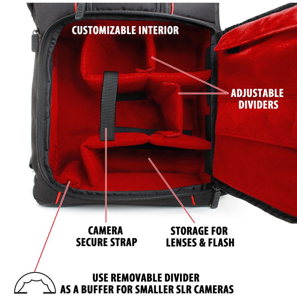 USA Gear S17 DSLR Camera Backpack