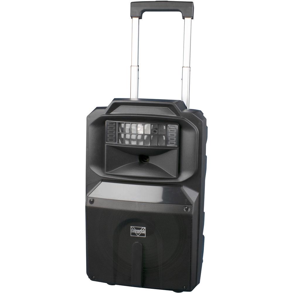 VocoPro Karaoke Thunder-1200 12" 600W DJ Karaoke Party Speaker with RGB Derby Light