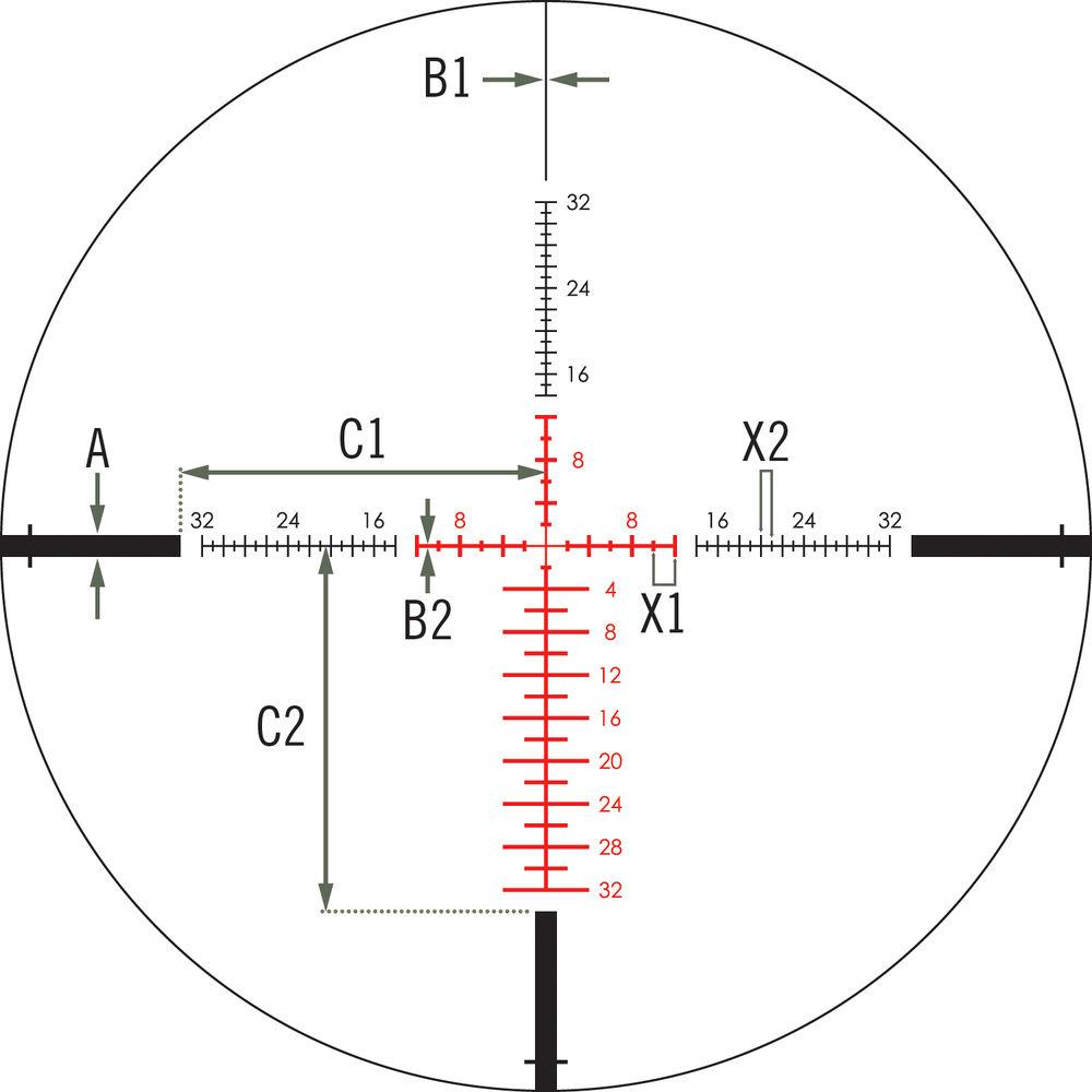 Vortex 2-10x32 Viper PST Gen II Riflescope
