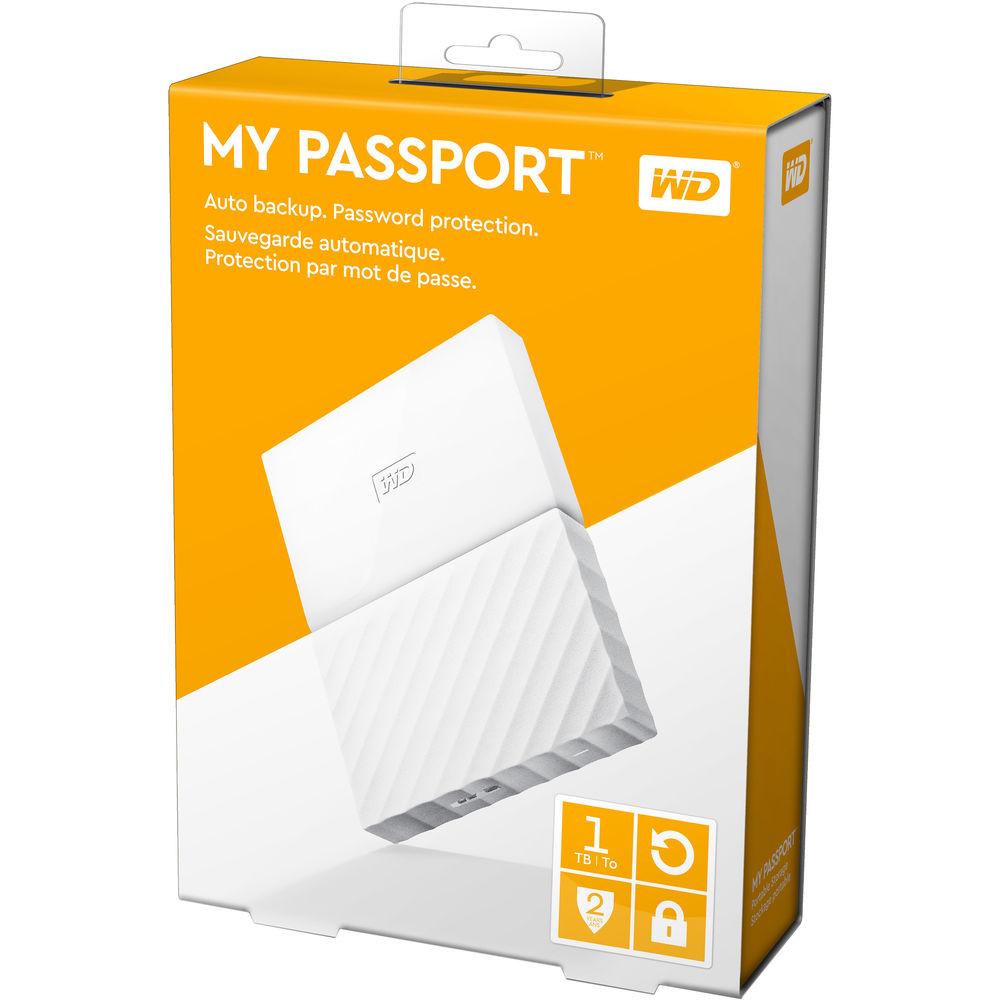 WD 1TB My Passport USB 3.0 Secure Portable Hard Drive
