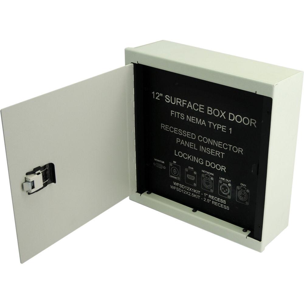 Whirlwind Wall Frame - 12" x 12" x 2.5" With Door And WFI12X12B