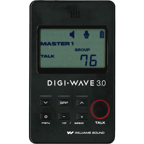 Williams Sound DW 300 Wireless Intercom:4-DLT300 Transceiver 4-Mic 044 2P Headset Mic 1-CCS 029 DW System CarryCase