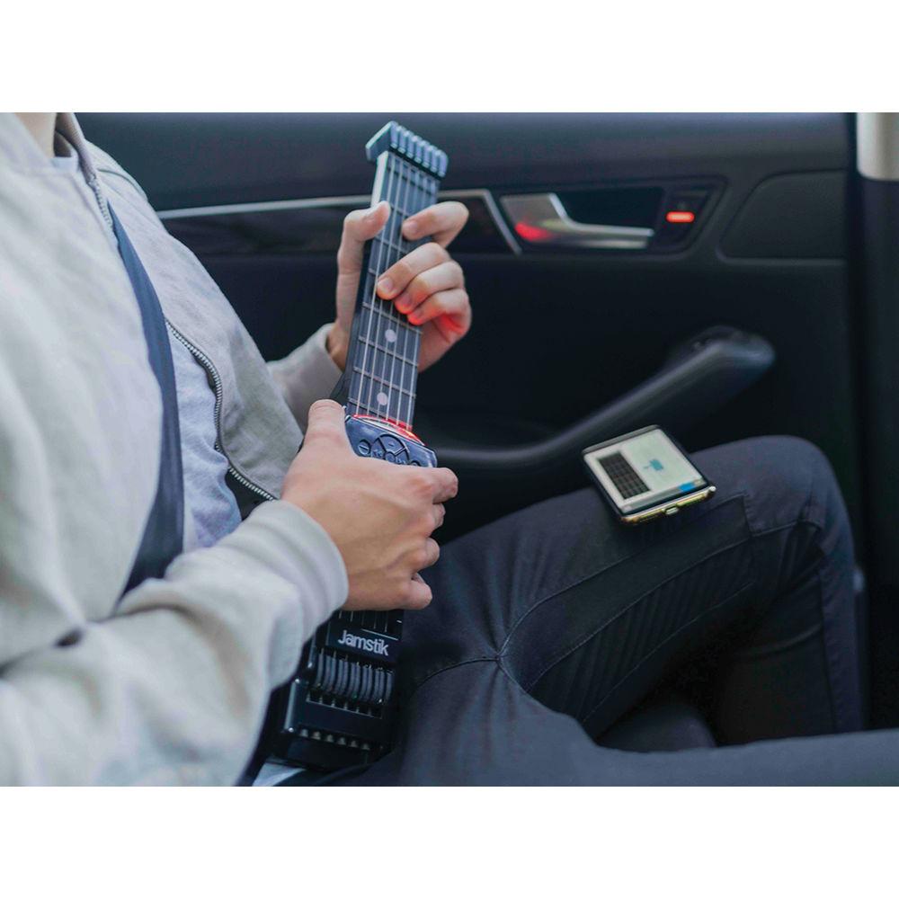 Zivix Jamstik 7 Midi Controller Premium Bundle - MIDI Smart Guitar with Case & Body