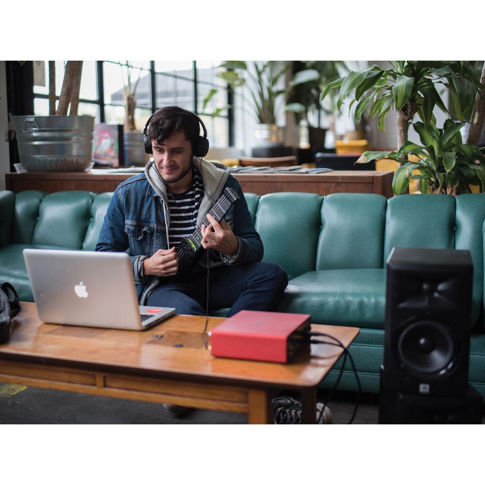 Zivix Jamstik 7 Midi Controller Premium Bundle - MIDI Smart Guitar with Case & Body