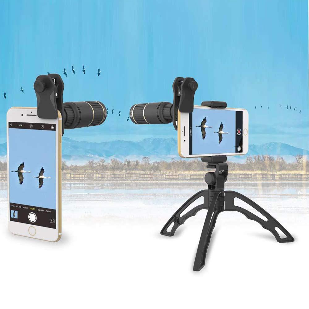 Apexel 16x Telescope Lens with Handheld Tripod