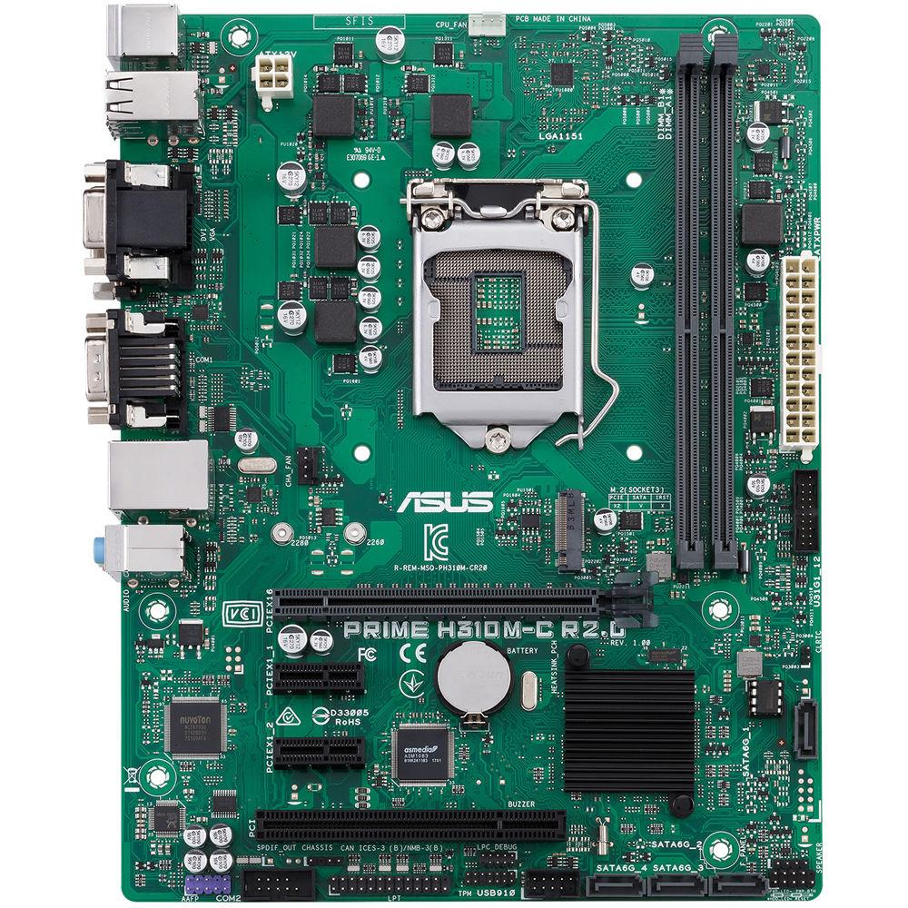 ASUS Prime H310M-C R2.0 CSM LGA 1151 Micro-ATX Motherboard