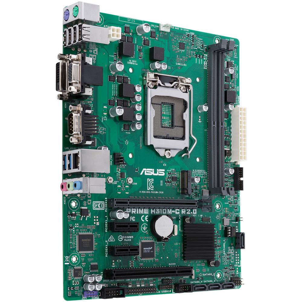 ASUS Prime H310M-C R2.0 CSM LGA 1151 Micro-ATX Motherboard