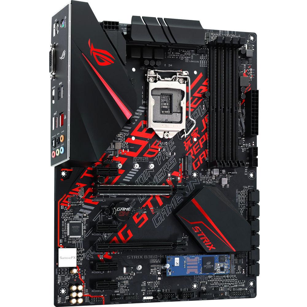 ASUS Republic of Gamers Strix B360-H Gaming Optane LGA 1151 ATX Motherboard