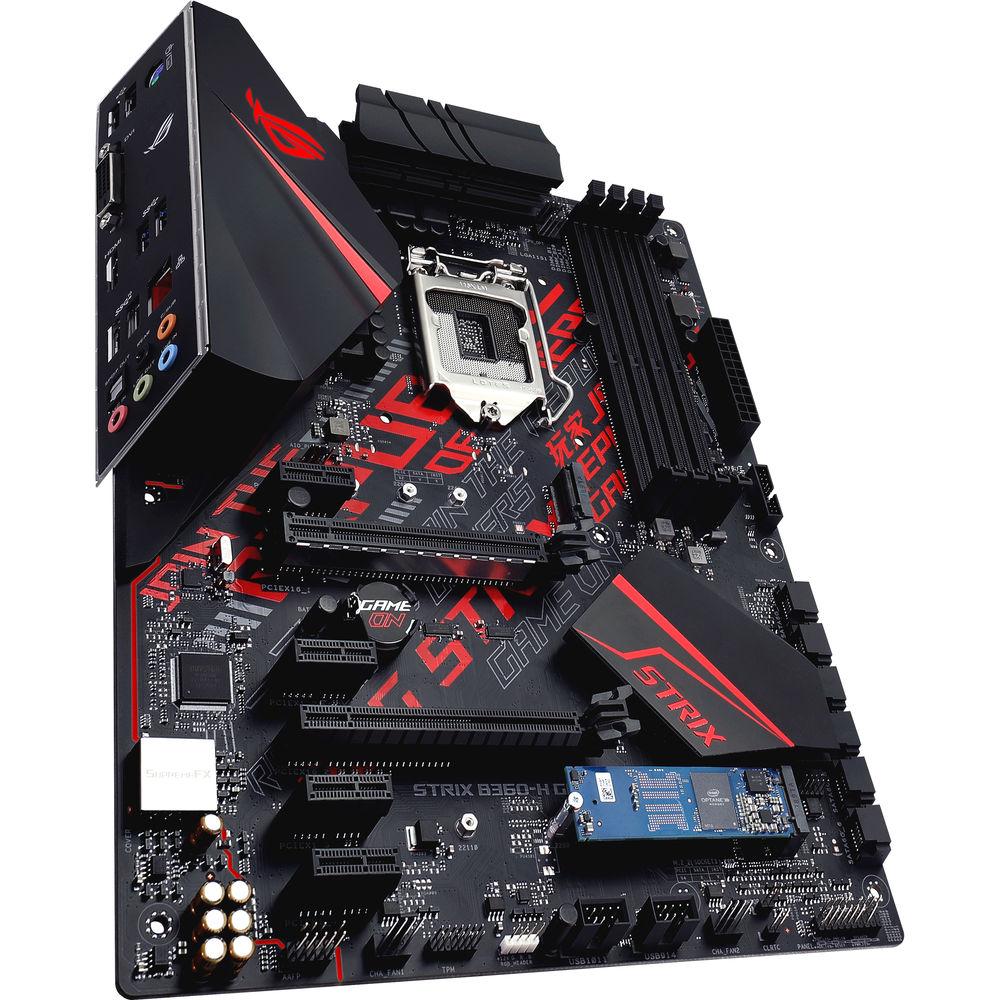 ASUS Republic of Gamers Strix B360-H Gaming Optane LGA 1151 ATX Motherboard