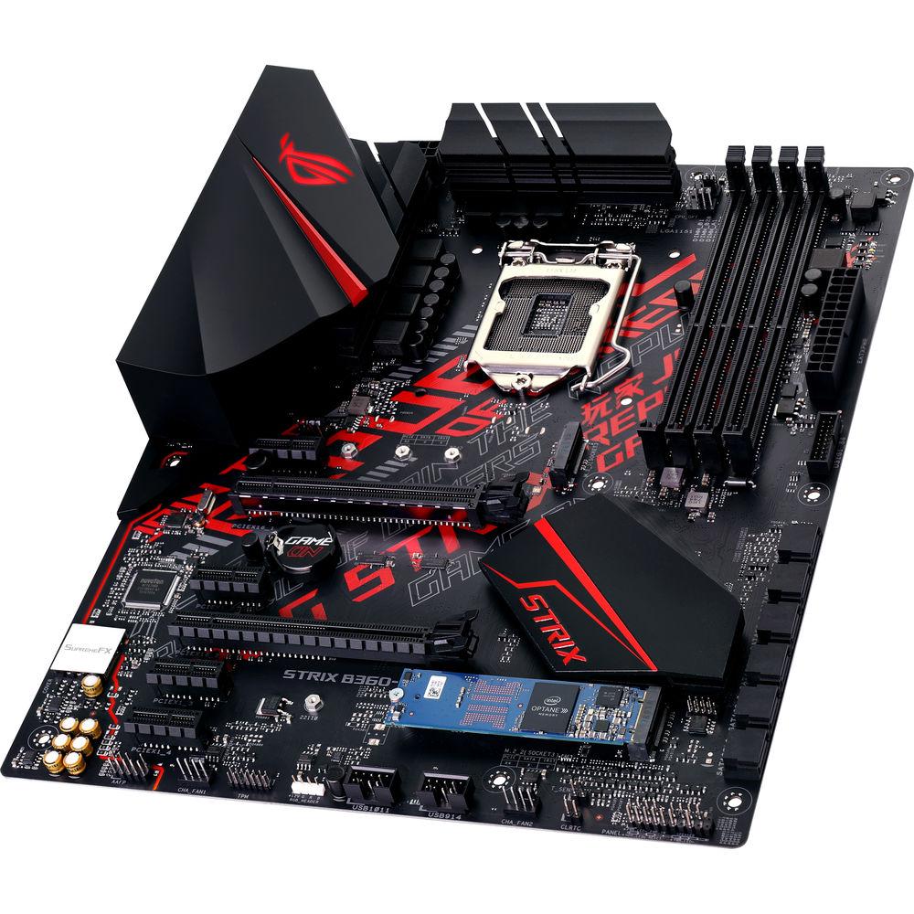 ASUS Republic of Gamers Strix B360-H Gaming Optane LGA 1151 ATX Motherboard