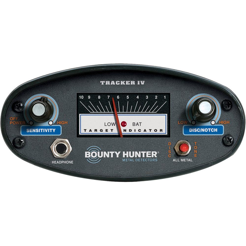 Bounty Hunter Tracker IV Metal Detector with Bonus PinPointer