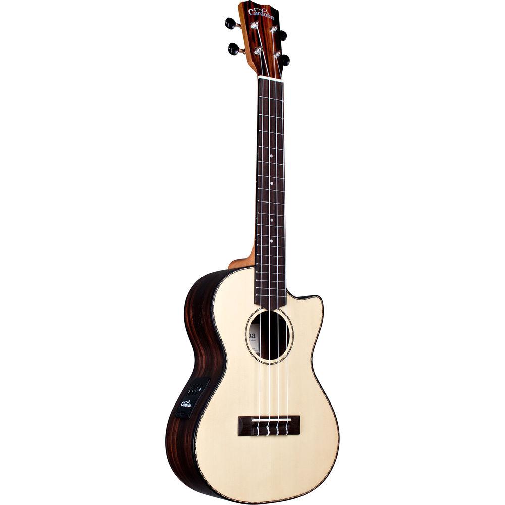 Cordoba 21T-CE 21 Series Tenor Cutaway Acoustic Electric Ukulele