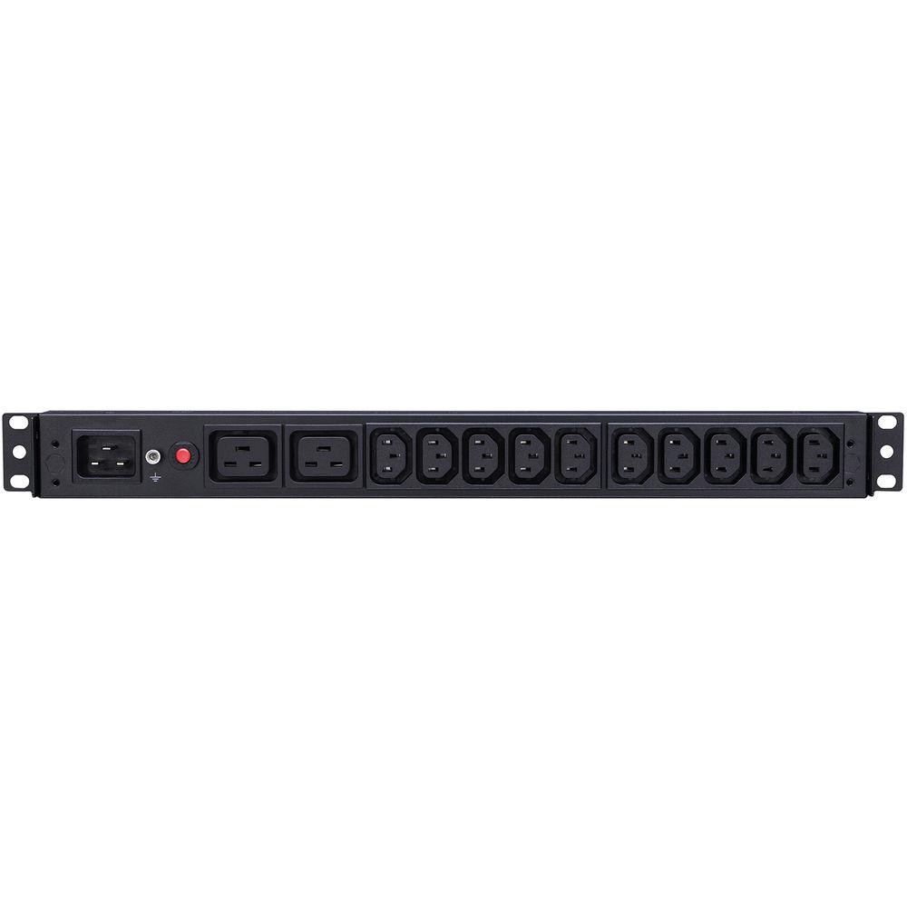 CyberPower PDU 16A 200-230 50 60Hz IEC-320 C20 Plug,12-Out IEC-320 Rackmount 1U,10