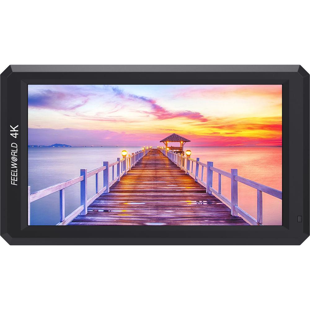 FeelWorld F6 5.7" Full HD HDMI On-Camera Monitor with 4K Support and Tilt Arm