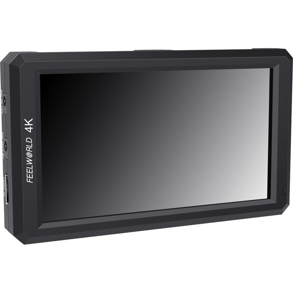 FeelWorld F6 5.7" Full HD HDMI On-Camera Monitor with 4K Support and Tilt Arm