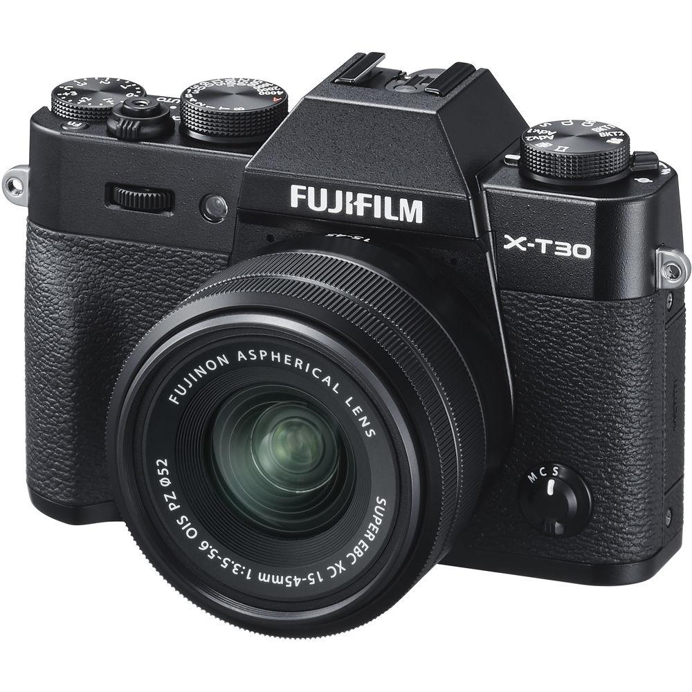 FUJIFILM X-T30 Mirrorless Digital Camera with 15-45mm Lens