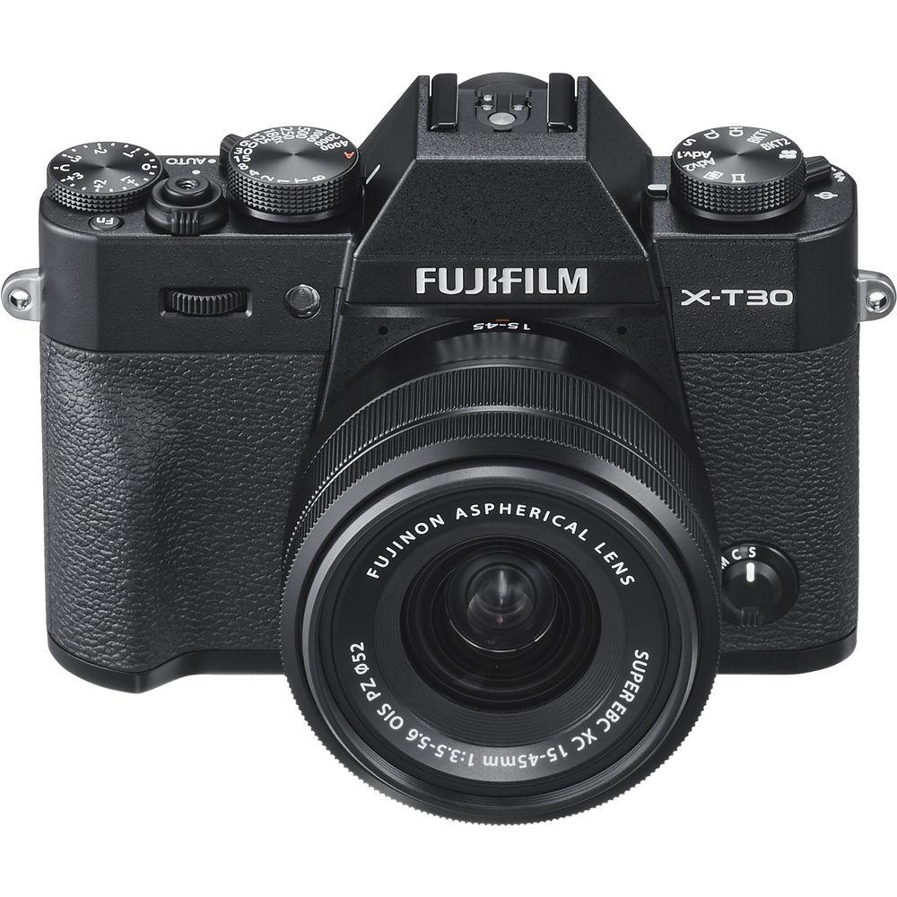 FUJIFILM X-T30 Mirrorless Digital Camera with 15-45mm Lens