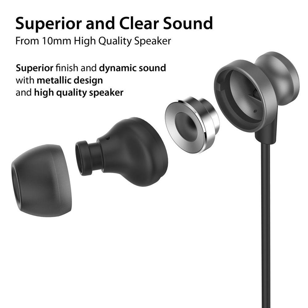 iLuv Metal Forge Neck Air Wireless In-Ear Headphones