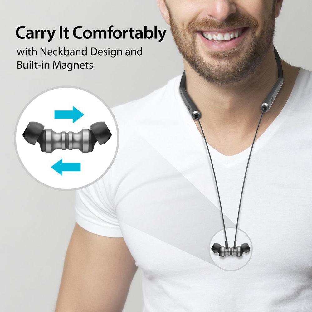 iLuv Metal Forge Neck Air Wireless In-Ear Headphones