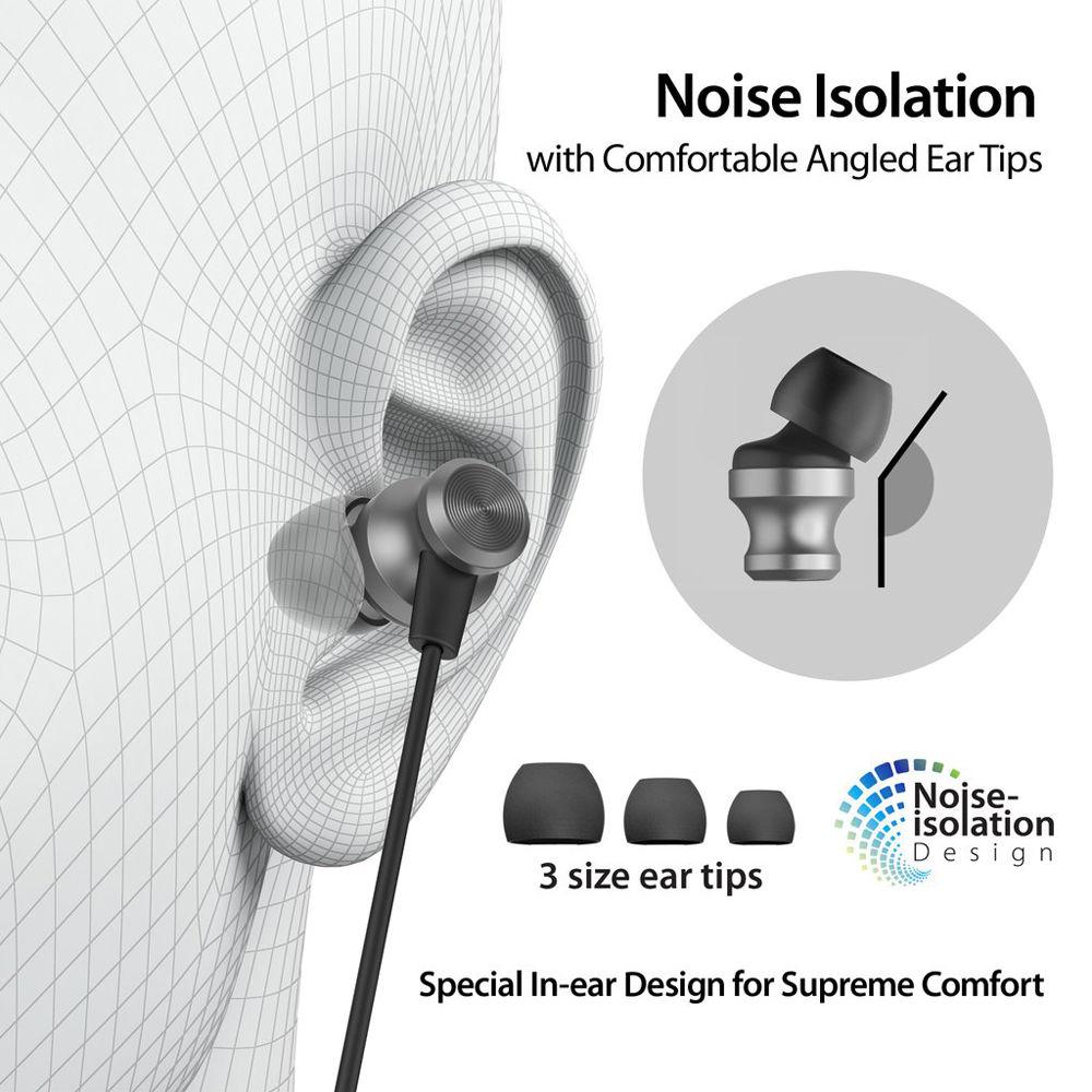 iLuv Metal Forge Neck Air Wireless In-Ear Headphones