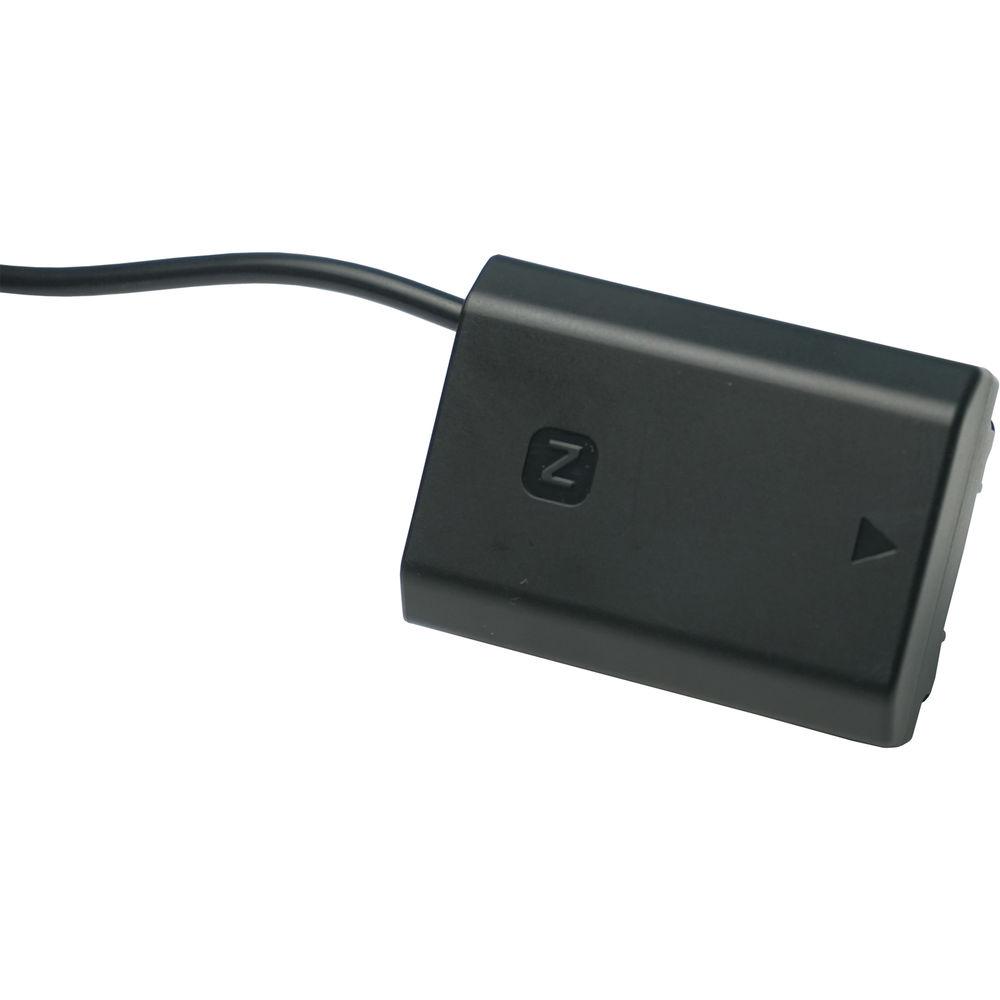 IndiPRO Tools Coiled D-Tap to Sony NP-FZ100 Type Dummy Battery Cable