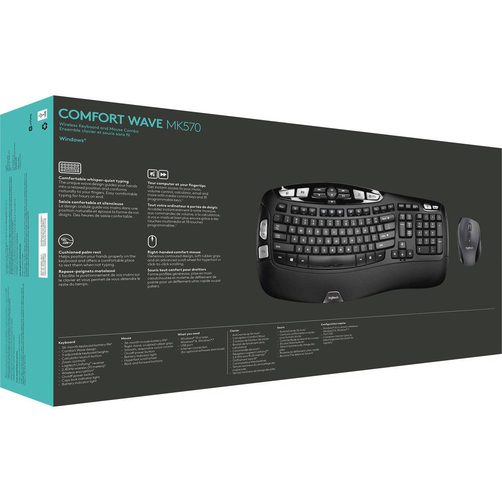 Logitech AMR MK570 Comfort Wave