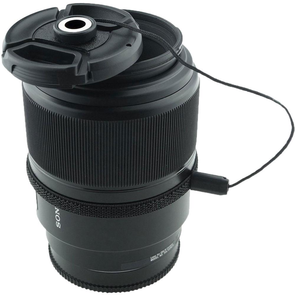 MegaGear 5-Piece Lens Cap Leash Lens Cap Keeper Holder with Safety Cord for Sony Canon Nikon Olympus Pentax